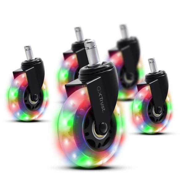 TRUST GXT701 LED GÉL CHAIR WHEELS 