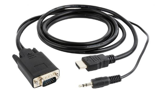 GEMBIRD Redukcia HDMI to VGA + audio, 1, 8m
