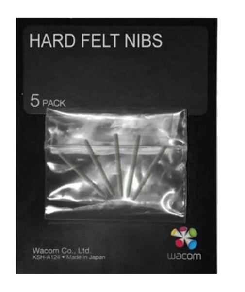 Wacom Hard felt nibs 5 pack, I4/ 5 