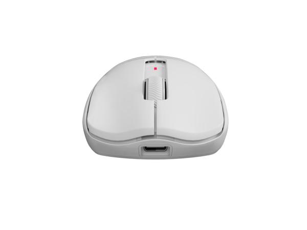 Genesis herná myš ZIRCON 500 G2/ Herná/ Optická/ 10 000 DPI/ USB+BT/ Biela 