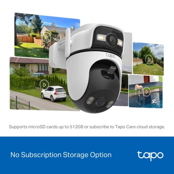 Tapo C545D Outdoor Dual Lens Pán/ Tilt Security Cam 
