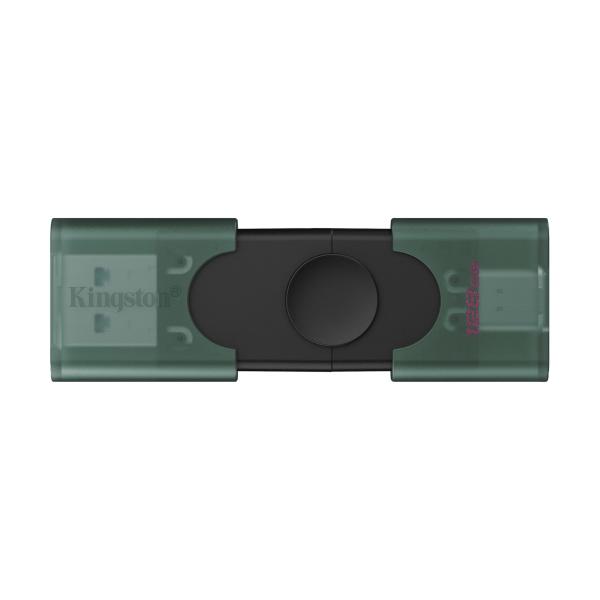 DataTraveler Duo G2/ 128GB/ USB 3.2/ USB-A + USB-C/ Zelená 