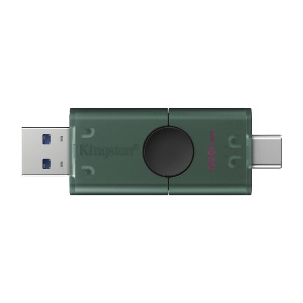 DataTraveler Duo G2/ 128GB/ USB 3.2/ USB-A + USB-C/ Zelená 