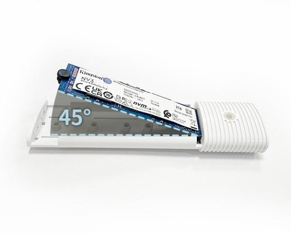 D-Link DSP-111 USB-C M.2 NVMe/ NGFF SSD Enclosure 