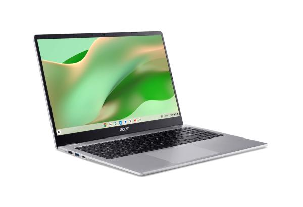 Acer Chromebook 315/ CB315-6HT-310F/ 3-N355/ 15, 6"/ FHD/ T/ 8GB/ 128GB/ Intel int/ Chrome/ Silver/ 2R 