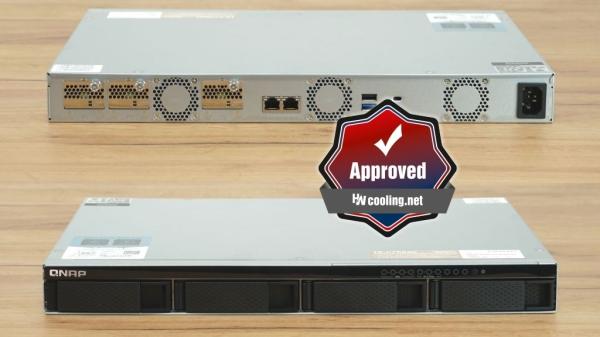 QNAP TS-h765eU-8G (4core 3, 4GHz, 8GB RAM, 4x SATA, 3x E1.S/ M.2, 2x 2, 5GbE, vol. 10GbE, malá hĺbka) 