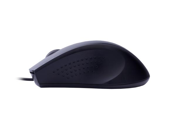 C-TECH Myš WM-07/ Ergonomická/ Optická/ Pre pravákov/ 1 200 DPI/ Drôtová USB/ Čierna 
