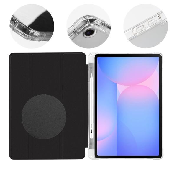 OBAL:ME MistyTab Puzdro pre Samsung Galaxy Tab S10 Lite/ S9/ S9 FE/ S10 FE Black 