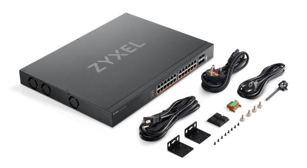 Zyxel XMG2230-28HP, L3, 24x 2.5G AC: 700W PoE, DC: 1440W PoE, 4x SFP+ Uplink, 1Y NebulaFlex Pro 