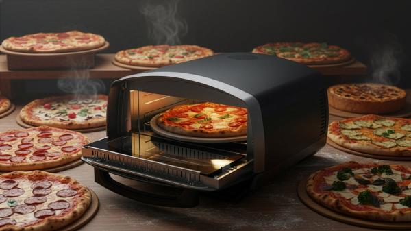 Salente Vulcano, elektrická pizza pec, 450 ° C 