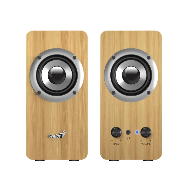 GENIUS SP-HF400 reproduktory, svetlé drevo 