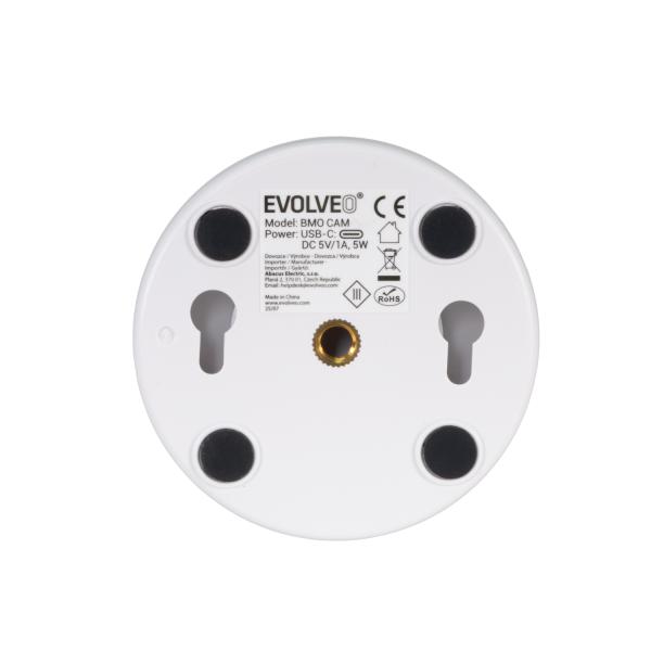 EVOLVEO Baby Monitor N35, detská pestúnka s kamerou, VOX, teplomer, nočné videnie, RGB svetlo, Modrá 
