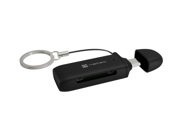 Čítačka kariet Natec SCARAB C SD/ MICRO SD USB 3.2 GEN 1, Čierna 