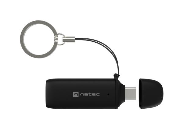 Čítačka kariet Natec SCARAB C SD/ MICRO SD USB 3.2 GEN 1, Čierna 