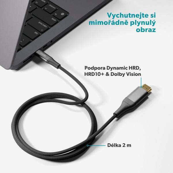 Epico UltraLink HDMI to USB-C 4K/ 60Hz 2m kábel EC60 