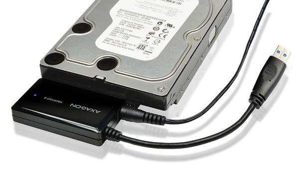 AXAGON ADSA-FP3, USB 5Gbps - SATA 6G, 3.5" HDD FASTport3 adaptér, vrátane AC napájača