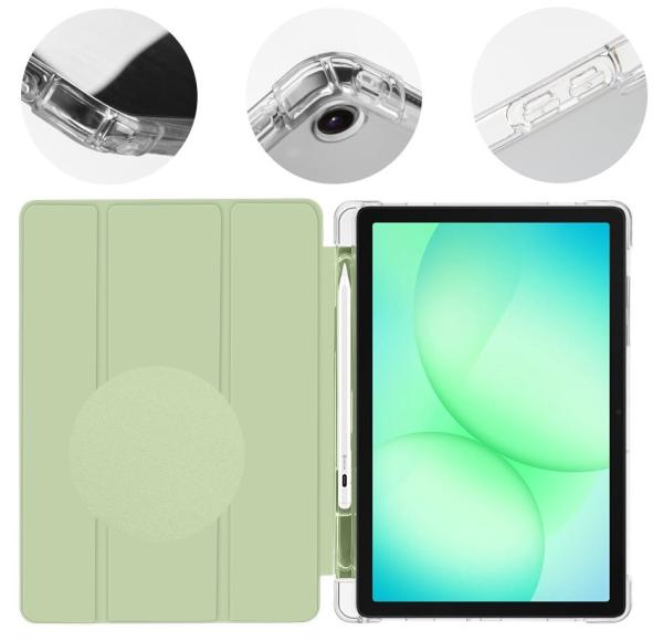 OBAL:ME MistyTab Puzdro pre Samsung Galaxy Tab A11+ Light Green 