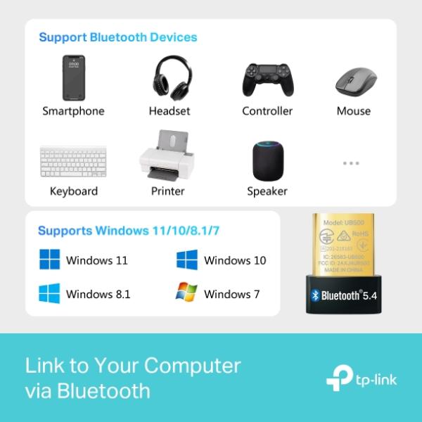 TP-Link UB600 Bluetooth 6.0 Nano USB adaptér 