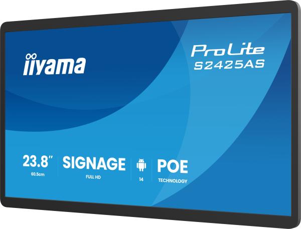 24" iiyama S2425AS-B1P: IPS, FHD, Android 