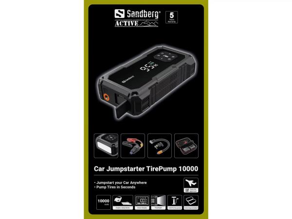 Sandberg Car Jumpstarter TirePump 10000 