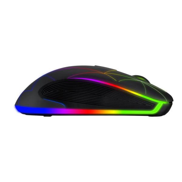 EVOLVEO WM430/ Herná/ Optická/ 1 600 DPI/ Bezdrôtová USB/ Čierna 