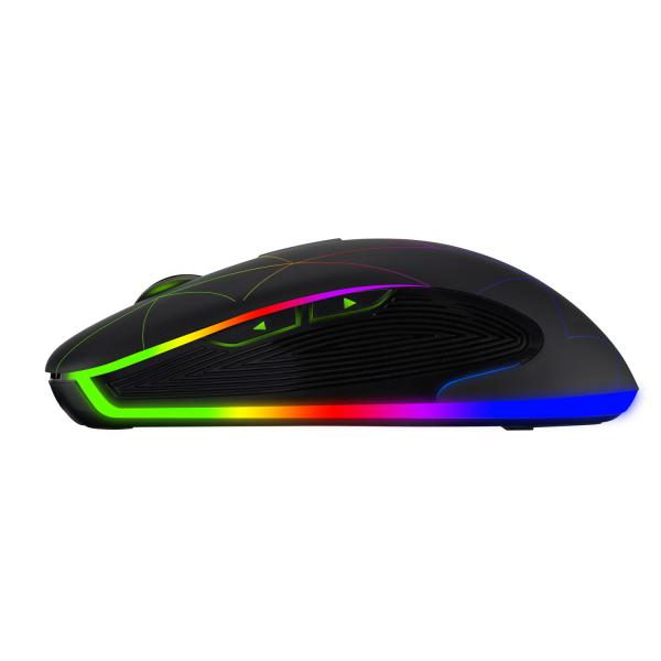 EVOLVEO WM430/ Herná/ Optická/ 1 600 DPI/ Bezdrôtová USB/ Čierna 