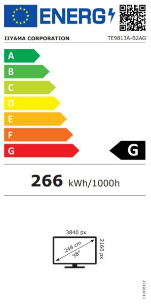 98" iiyama TE9813A-B2AG: IPS, 4K, 40P, EDLÁ 