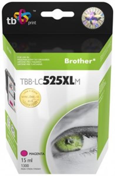 Ink. kaz. TB komp. s Brother LC525/ 535 MAGENT Nová