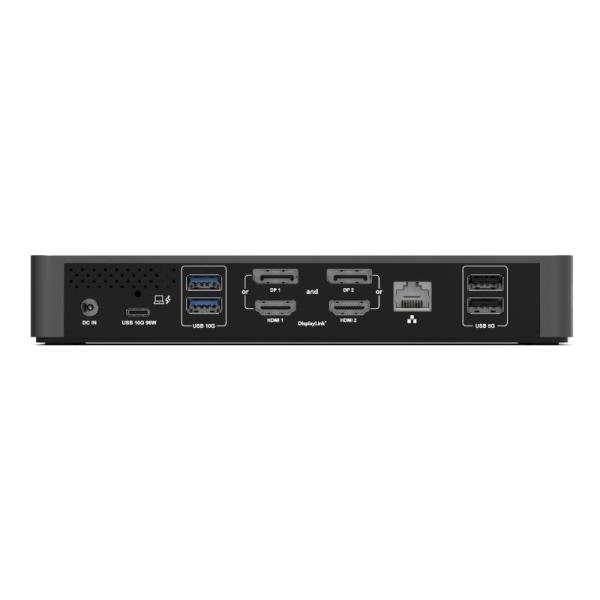 PORT CONNECT Univerzálna dokovacia stanica USB-C, 2× 4K, HDMI / DisplayPort 