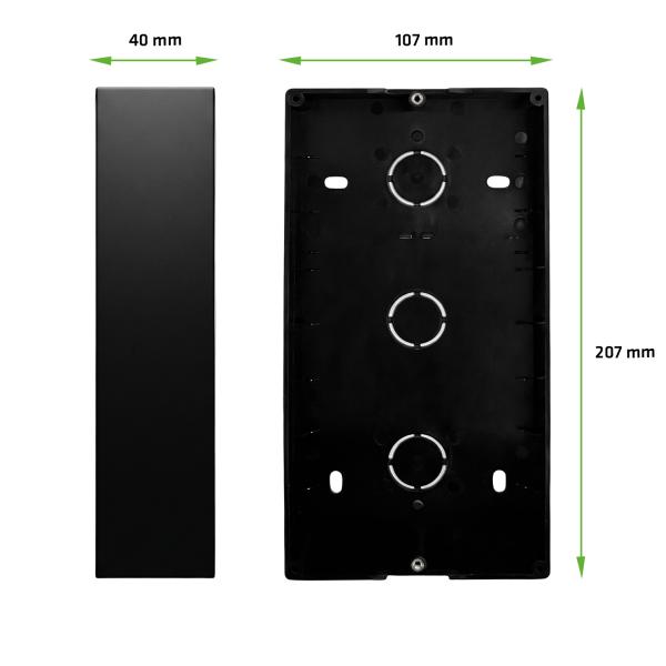 EVOLVEO DoorPhone ID-1, 2-drôtový videotelefón s RFID, odtlačkom prsta a podporou ONVIF kamier 