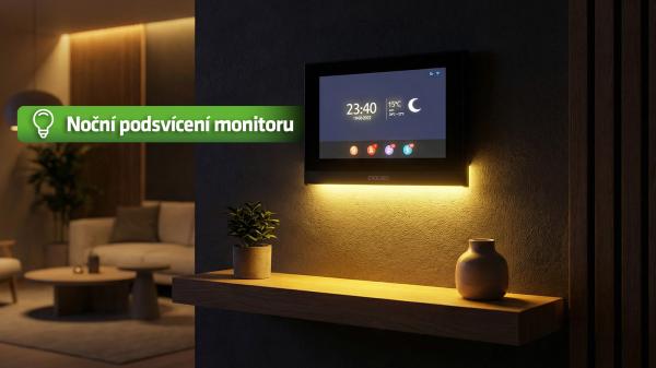 EVOLVEO DoorPhone ID-2, 2-drôtový videotelefón pre dva byty s RFID, odtlačkom prsta a podporou ONVIF ka 