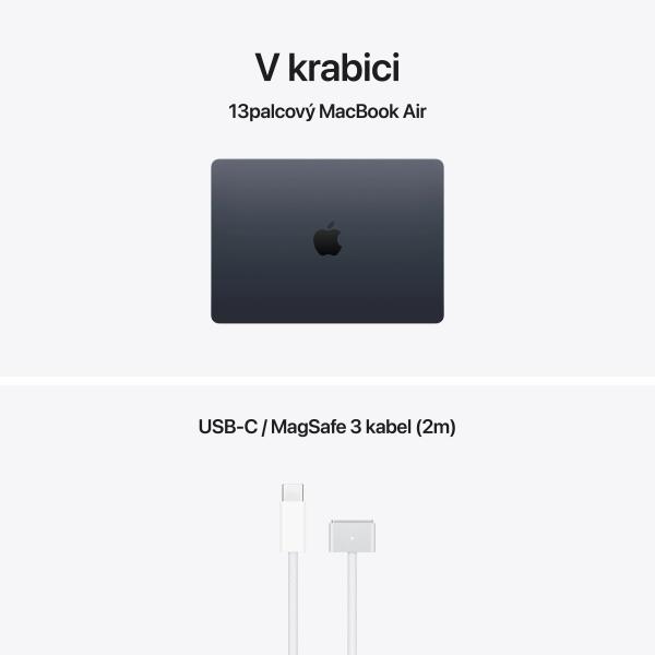 Apple MacBook Air 13"/ M5/ 13, 6"/ 2560x1664/ 16GB/ 1TB/ M5/ Tahoe/ Midnight/ 1R 