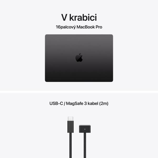 Apple MacBook Pro 16"/ M5 Max/ 16, 2"/ 3456x2234/ 48GB/ 2TB/ M5 Max/ Tahoe/ Space Black/ 1R 