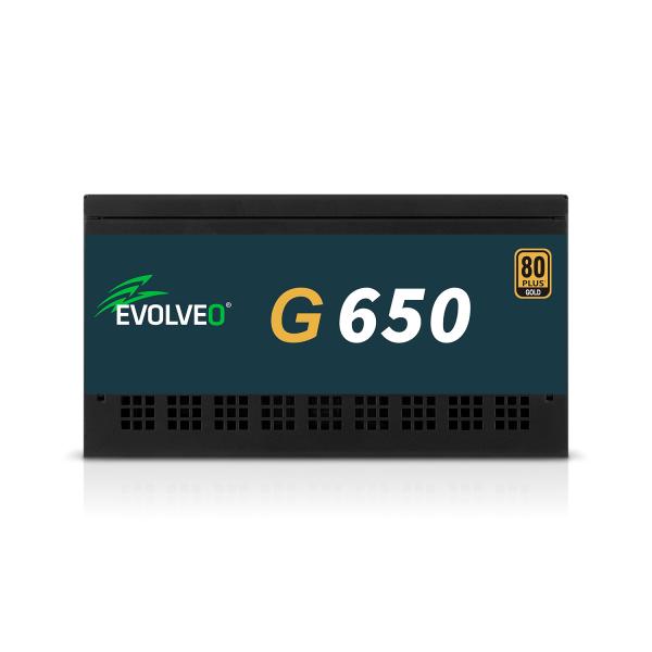 EVOLVEO G650, zdroj 650W, ATX3.1, 14cm, aPFC, 80 + GOLD, 3YRW 