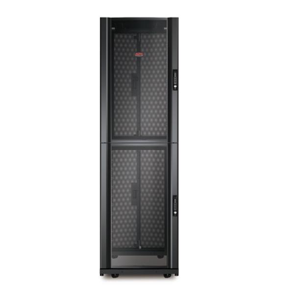 NetShelter SX Colocation 2 x 20U 600mm Widex1070mm Deep Encl w.Sides Black 