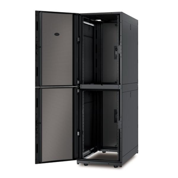 NetShelter SX Colocation 2 x 20U 600mm Widex1070mm Deep Encl w.Sides Black 