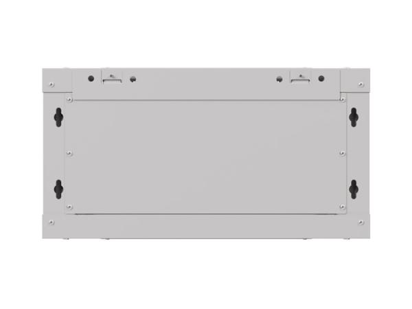 LANBERG RACKOVÁ SKRIŇA 19" NÁSTENNÁ 4U/ 540X350 (FLAT PACK) S PRESKLENÝMI DVERAMI ŠEDÁ 