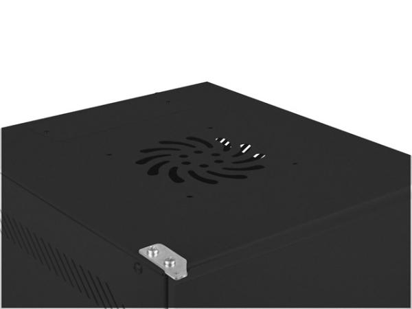 LANBERG RACKOVÁ SKRIŇA 10" PRO MONTÁŽ NA STENU 6U/ 280X310 PRO VLASTNÚ MONTÁŽ S KOVOVÝMI DVERAMI ČIERNA 