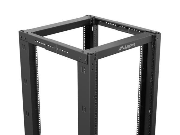 LANBERG OTVORENÝ RACK 32U 600X800 ČIERNY V2 