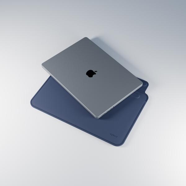 Epico TechGrain Sleeve MacBook Air 15" - tmavo modrá 