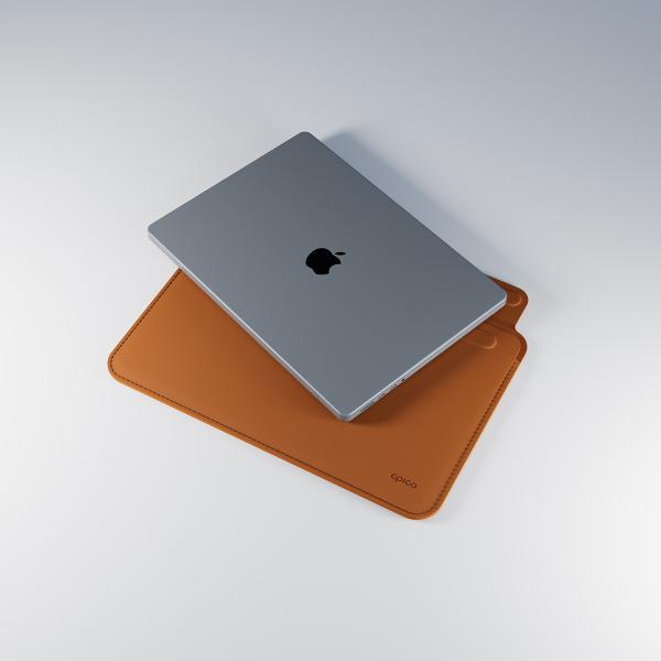 Epico TechGrain Sleeve MacBook Pro 13, 3"/ Air 13, 6" - hnedá 