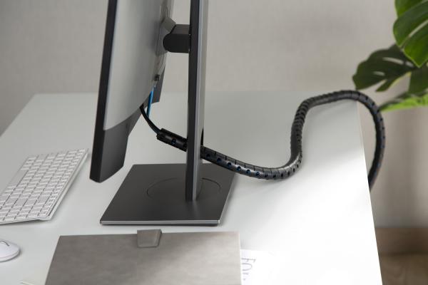 EVOLVEO CableHold, organizér káblov, 2, 5 m x 2 cm, samosvorný, čierny 