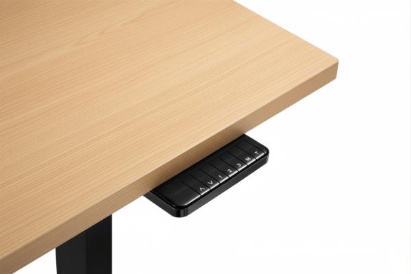 Stolová doska BR168BK, 1600 x 800 x 25 mm buk pre výškovo nastaviteľné podnože Brateck 