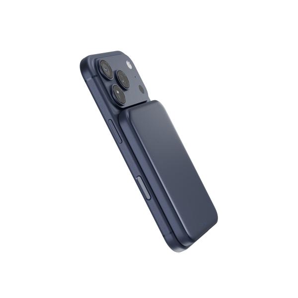 Epico Qi2 25W 5000mAh Mag+ powerbanka EM55 - modrá 