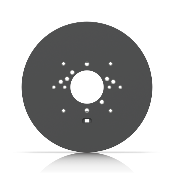 Ubiquiti UACC-GB-Plate-B - Gang Box Mounting Plate, čierna 