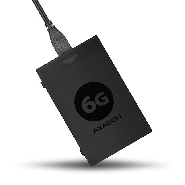 AXAGON ADSA-1S6, USB 3.2 Gen 1 - SATA 6G SSD/ HDD adaptér vr. 2.5" púzdra 