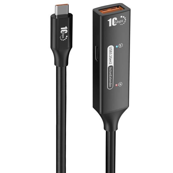 PremiumCord USB-A repeater + kábel USB-C, 5m 
