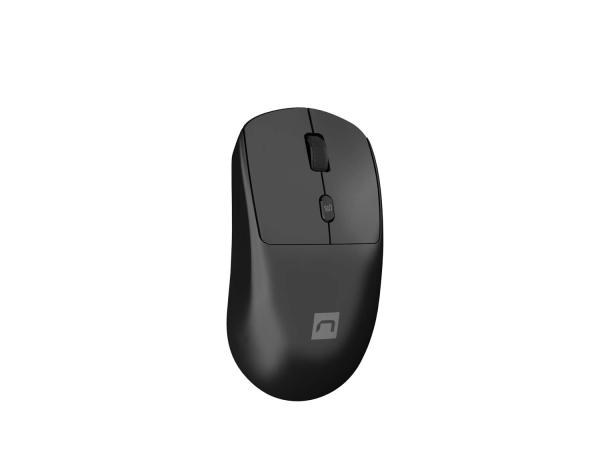 Laserová bezdrôtová myš Natec HAWK 2/ Kancelárska/ Laserová/ 3 200 DPI/ Bezdrôtové USB/ Čierna 
