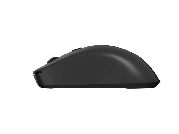 Laserová bezdrôtová myš Natec HAWK 2/ Kancelárska/ Laserová/ 3 200 DPI/ Bezdrôtové USB/ Čierna 