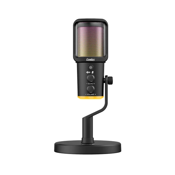 GENIUS mikrofón MIC-S400U, čierna 